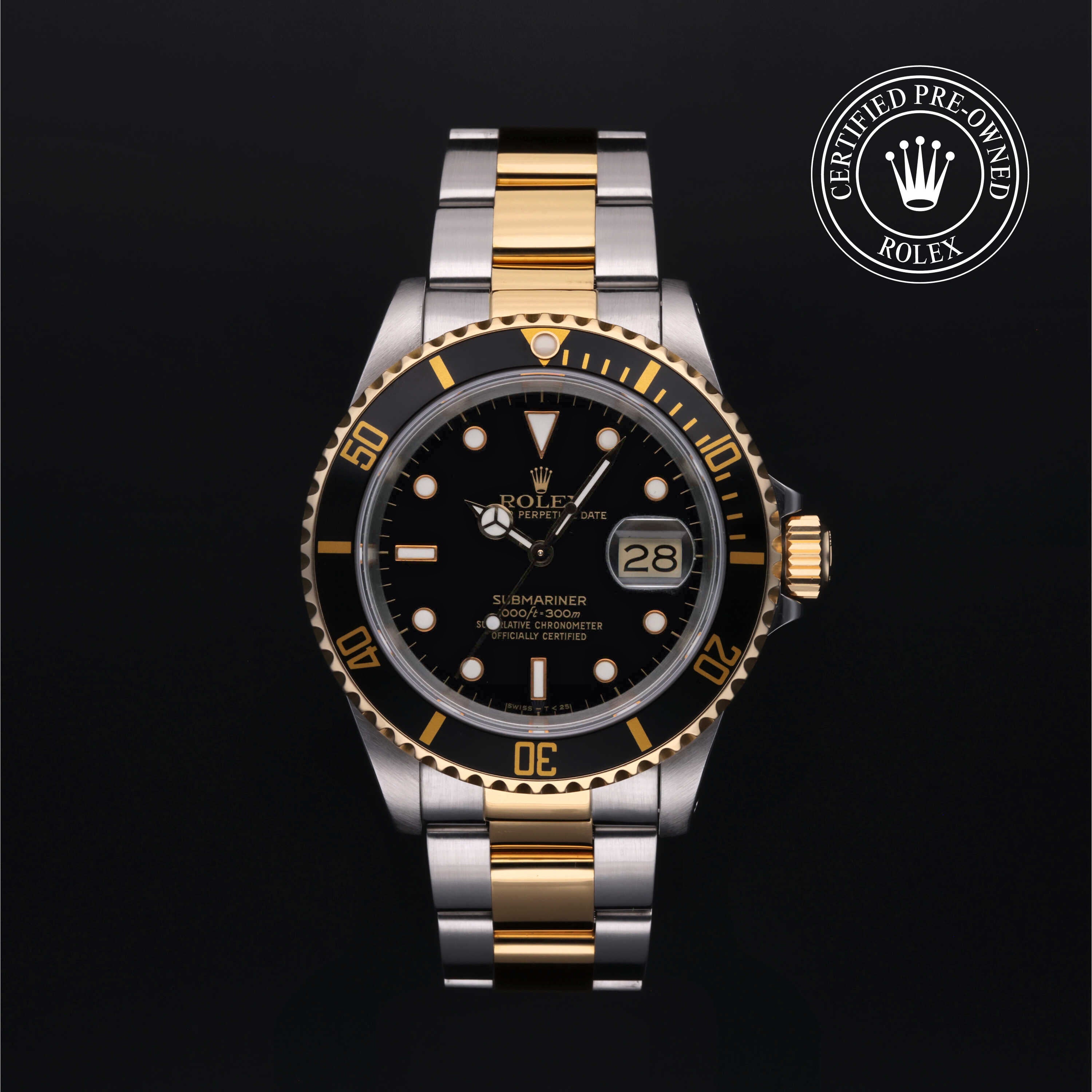 Rolex Certified Pre Owned Oyster Perpetual Submariner Date M16613 0012 Williams Jewelers